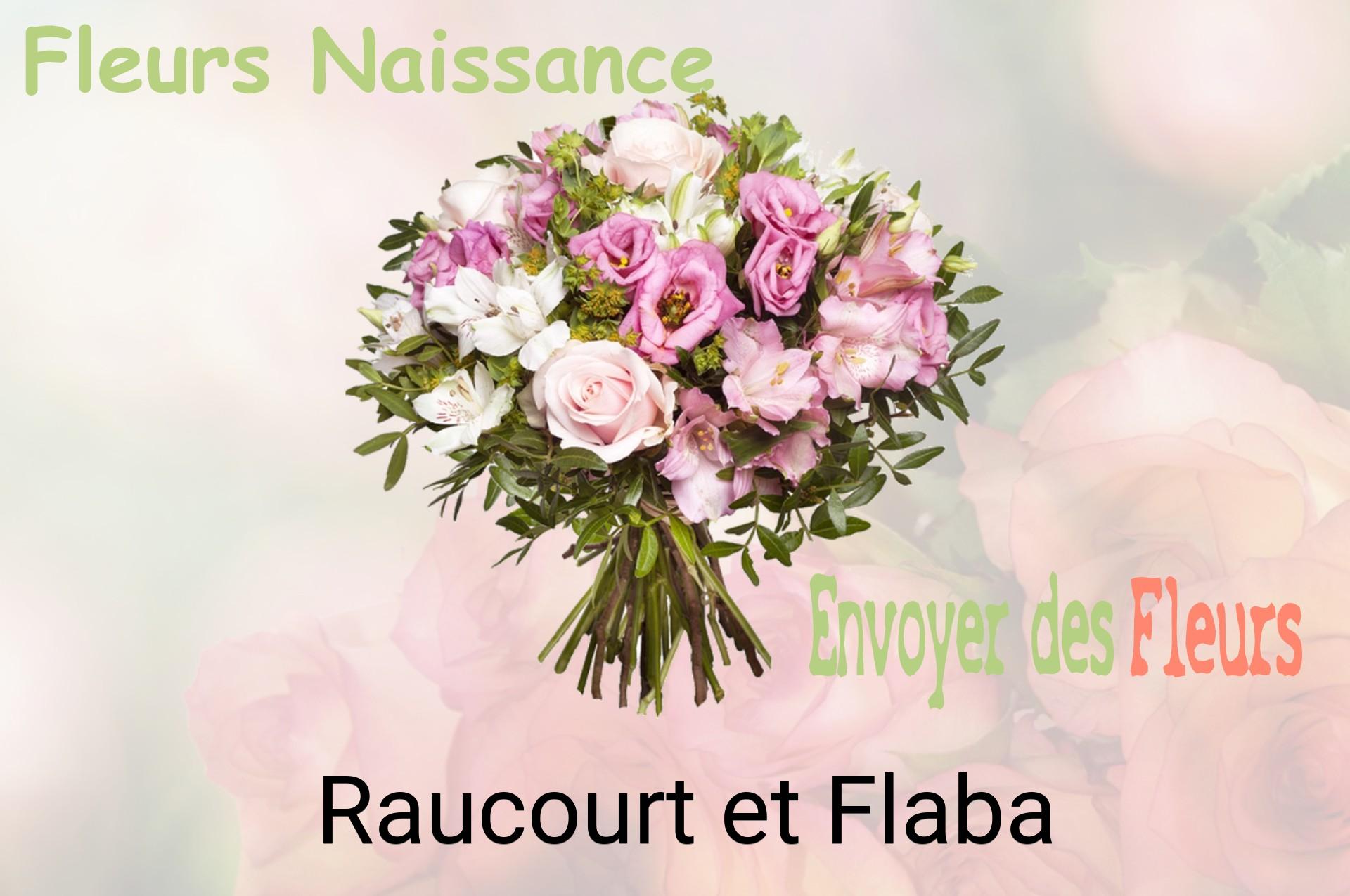 Bouquet de fleurs de naissance livré à Raucourt-et-Flaba