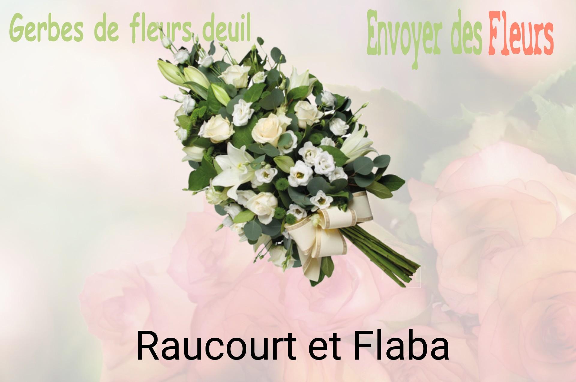 Gerbe de fleurs de deuil livrée à Raucourt-et-Flaba
